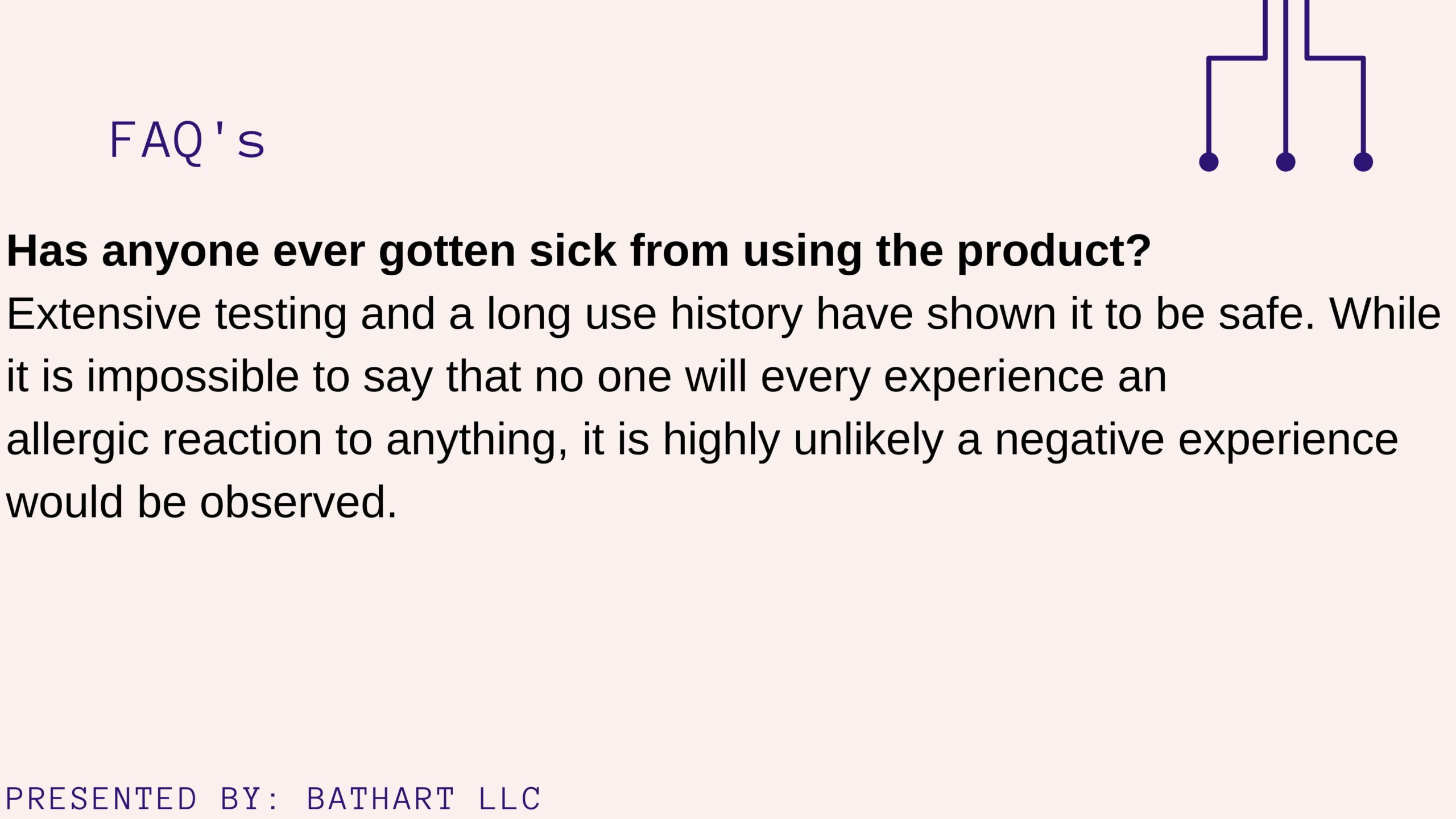 A quote from an article about product testing.